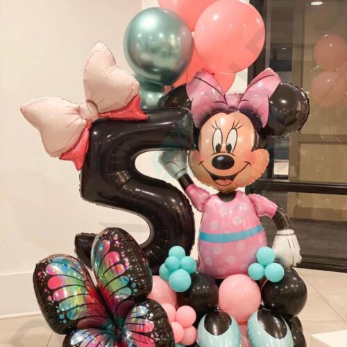 Cartoon balloon bouquet