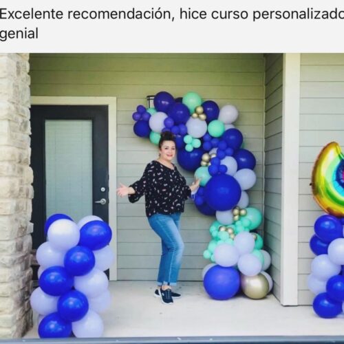 Clase de Globos personalizada grupo de 3 personas, nivel cero